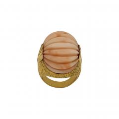 Coral Gold Ring - 3099067