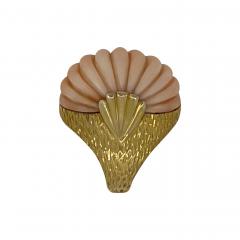 Coral Gold Ring - 3099071