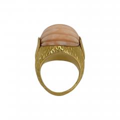 Coral Gold Ring - 3423623