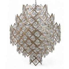 Corbett Lighting Modern Cut Crystal Viennese 11 Light Tiara Chandelier - 4342713