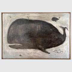 Corinne Tichadou LA BALEINE The Whale Oil painting by Corinne Tichadou - 3366322