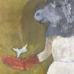 Corinne Tichadou PEAU DANE Donkeyskin Oil painting by Corinne Tichadou - 3366453