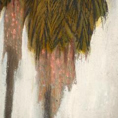 Corinne Tichadou THREE PALM TREES Oil and pastels painting - 4192754