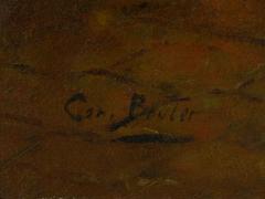 Cornelis Wouter Bouter Happy Days Oil Painting on Canvas of Mother w Children by Cornelius Wouter B  - 993138