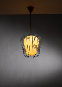 Corona Belysning Decorated metal pendant lamp by Corona Belysning - 3388996
