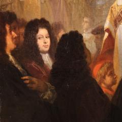 Coronation of Victor Amadeus II painting signed Ed Hamman and dated 1866 - 4334350