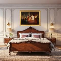 Coronation of Victor Amadeus II painting signed Ed Hamman and dated 1866 - 4334352
