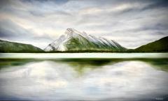 Corrinne Wolcoski Morning Calm Mt Rundle - 4567614