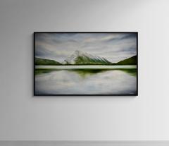 Corrinne Wolcoski Morning Calm Mt Rundle - 4567615