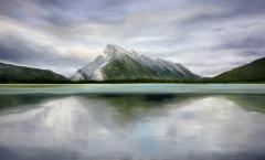 Corrinne Wolcoski Morning Calm Mt Rundle - 4568933