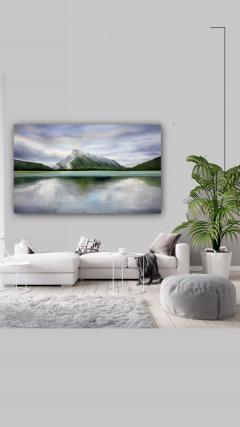 Corrinne Wolcoski Morning Calm Mt Rundle - 4568934
