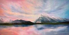 Corrinne Wolcoski WIP Mt Rundle Pink Skies - 4332665