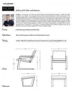 Cory Grosser 009 Airline Chair for Walt Disney - 502983