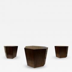 Costantini Design Clariss Geometric Occasional Table in Argentine Rosewood - 407013