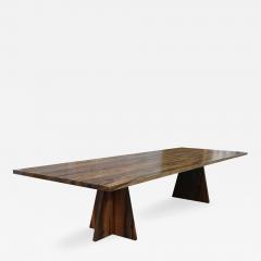 Costantini Design Solid Argentine Rosewood Twin Pedestal Luca Table from Costantini - 406611