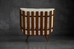 Costelinha Lounge Chair by M veis Pailar Brazil 1960s - 4632354