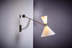 Counterweight Wall Lamp with adjustable height France 1950s - 3594532