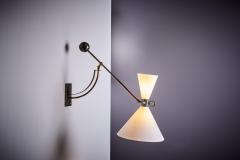 Counterweight Wall Lamp with adjustable height France 1950s - 3594533