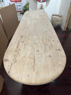 Country French Bleached Trestle Farm Table - 4361610