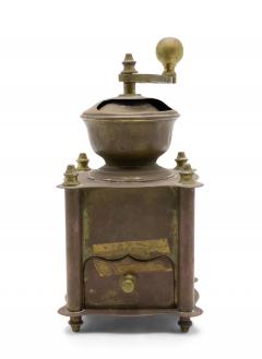 Country Small Brass Coffee Grinder - 4519547
