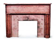 Country Stripped Pine Mantel - 4408095