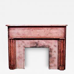 Country Stripped Pine Mantel - 4412447