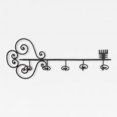 Country Wrought Iron Key Hatrack - 4529194