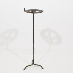Couple 16th 17th Century Spanish Hand Forged Iron Candleholders - 4114308
