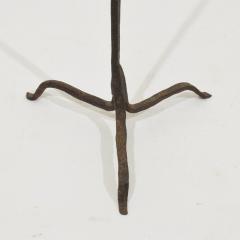 Couple 16th 17th Century Spanish Hand Forged Iron Candleholders - 4114442