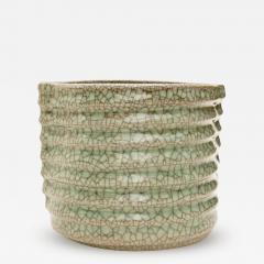 Crackled Celadon Mizusashi - 342741