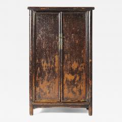 Crackled Lacquer Tapered Cabinet - 4262961