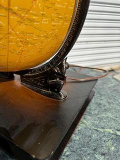 Crams Illuminated Globe on Wood Stand - 4424121