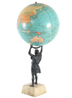 Crams Universal Atlas Globe statue - 2980026