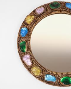 Creaciones Gobesso Multi colored round Mirror - 3903182