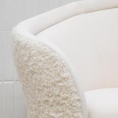 Cream Boucle Vergara Chair by MOGUL IN STOCK - 4208006