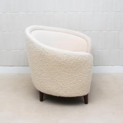 Cream Boucle Vergara Chair by MOGUL IN STOCK - 4208007