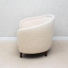 Cream Boucle Vergara Chair by MOGUL IN STOCK - 4208008