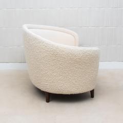 Cream Boucle Vergara Chair by MOGUL IN STOCK - 4208009