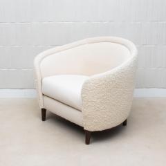 Cream Boucle Vergara Chair by MOGUL IN STOCK - 4208078