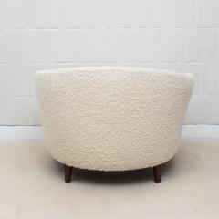 Cream Boucle Vergara Chair by MOGUL IN STOCK - 4208092