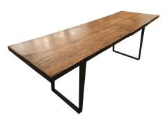 Creation Therrier Ash Wood Slab Dining Table - 3078539