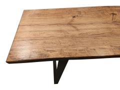 Creation Therrier Ash Wood Slab Dining Table - 3078540