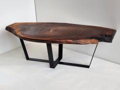 Creation Therrier Black Walnut Wood Slab Coffee Table - 3078570