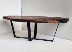 Creation Therrier Black Walnut Wood Slab Coffee Table - 3078571