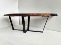 Creation Therrier Black Walnut Wood Slab Coffee Table - 3078573