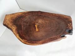 Creation Therrier Black Walnut Wood Slab Coffee Table - 3078578