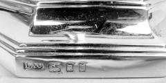 Crichton Brothers Pair of English Modern Classical Sterling Silver 3 Light Candelabra - 4337419