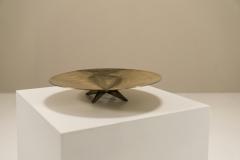 Cris Agterberg Abstract Decorated Bowl in Hammered Brass by Cris Agterberg Netherlands 1934 - 3390297