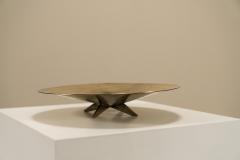 Cris Agterberg Abstract Decorated Bowl in Hammered Brass by Cris Agterberg Netherlands 1934 - 3390298