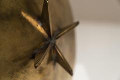 Cris Agterberg Abstract Decorated Bowl in Hammered Brass by Cris Agterberg Netherlands 1934 - 3390302